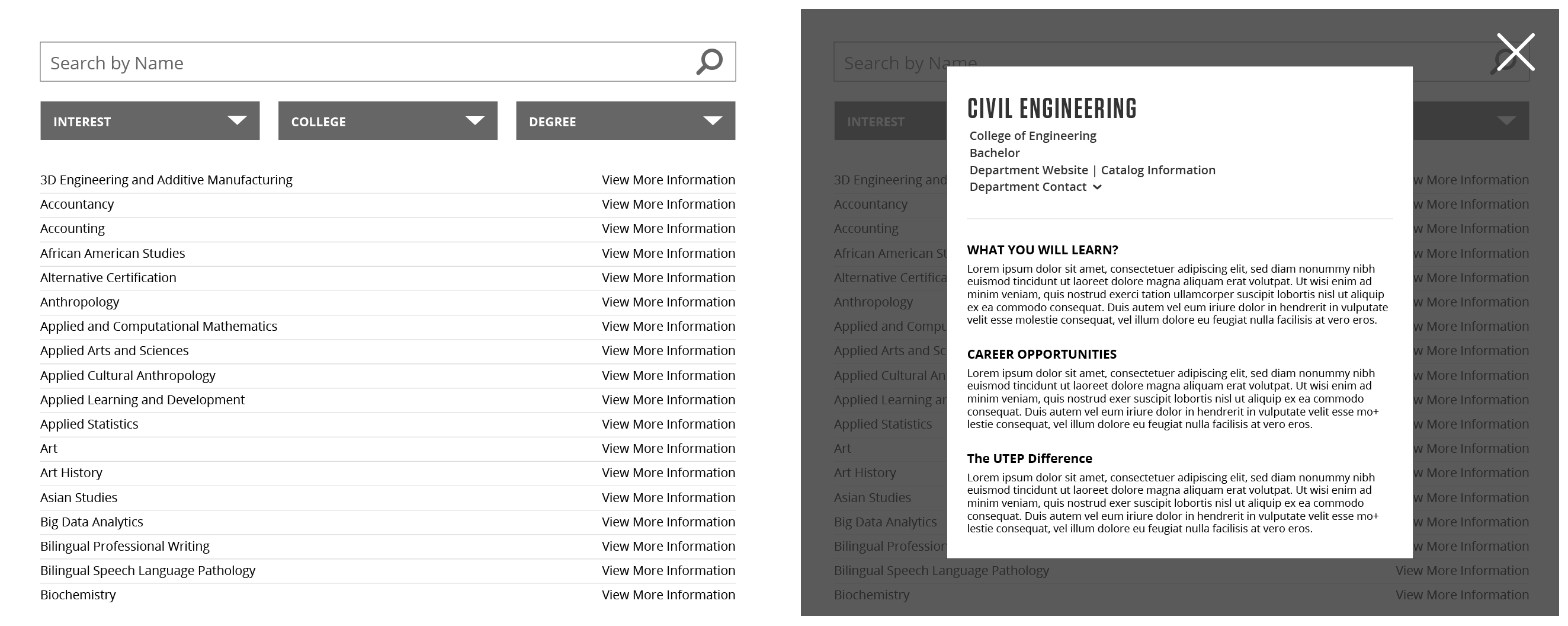Wireframes V1