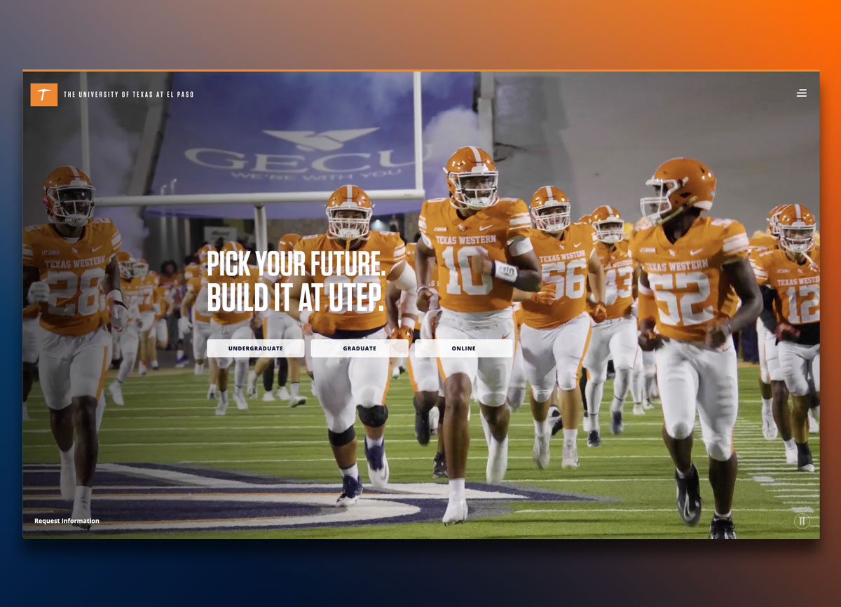 90% Above the Fold: How Data-Driven Redesign Transformed UTEP's Homepage