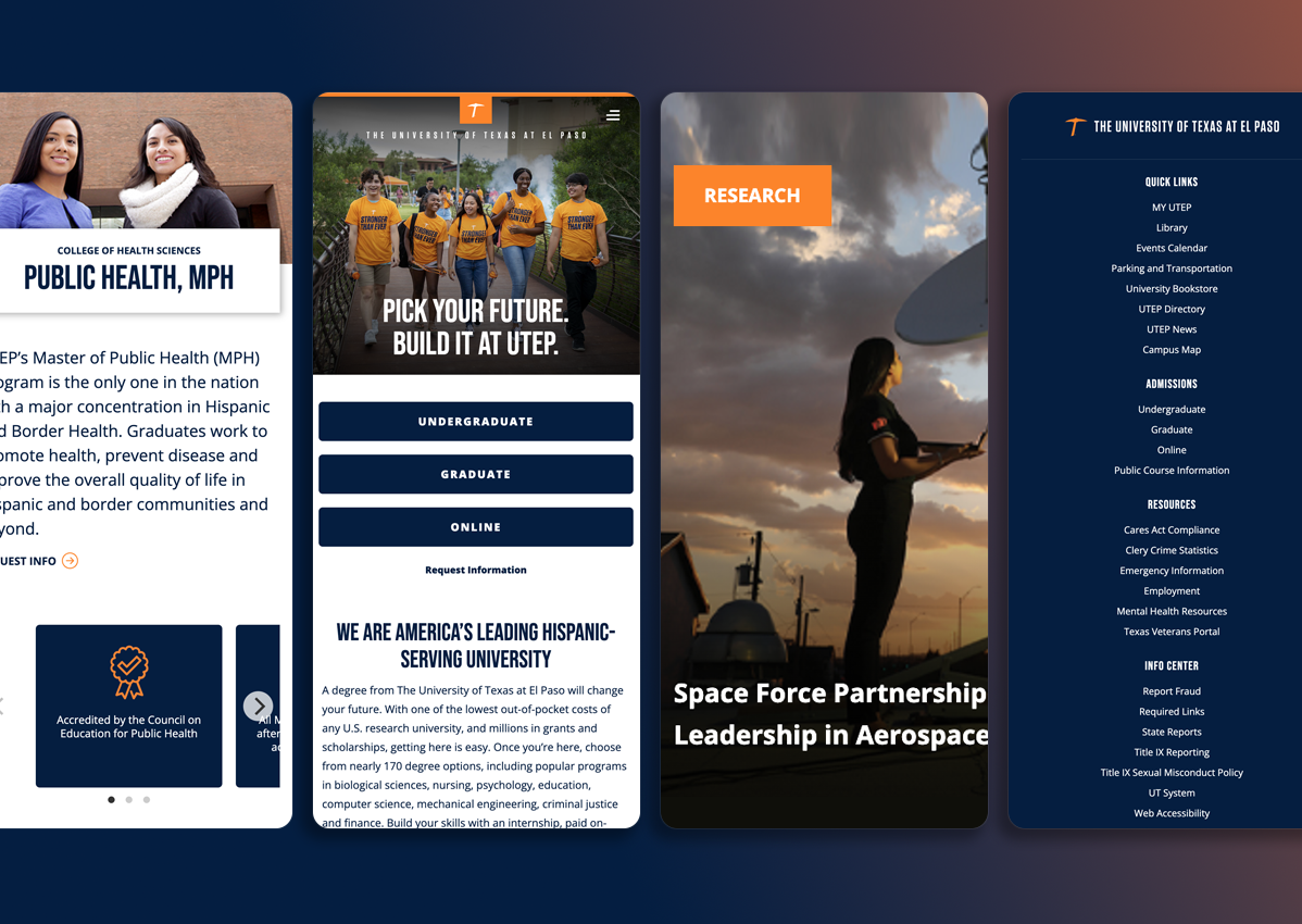 UTEP Academic Programs: Transforming University Program Discovery